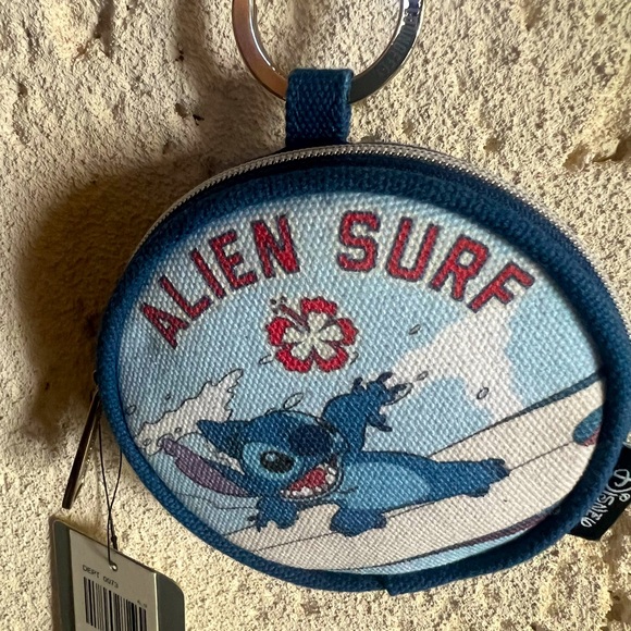 DISNEY Lilo & Stitch Canvas Coin Bag - Picture 6 of 16